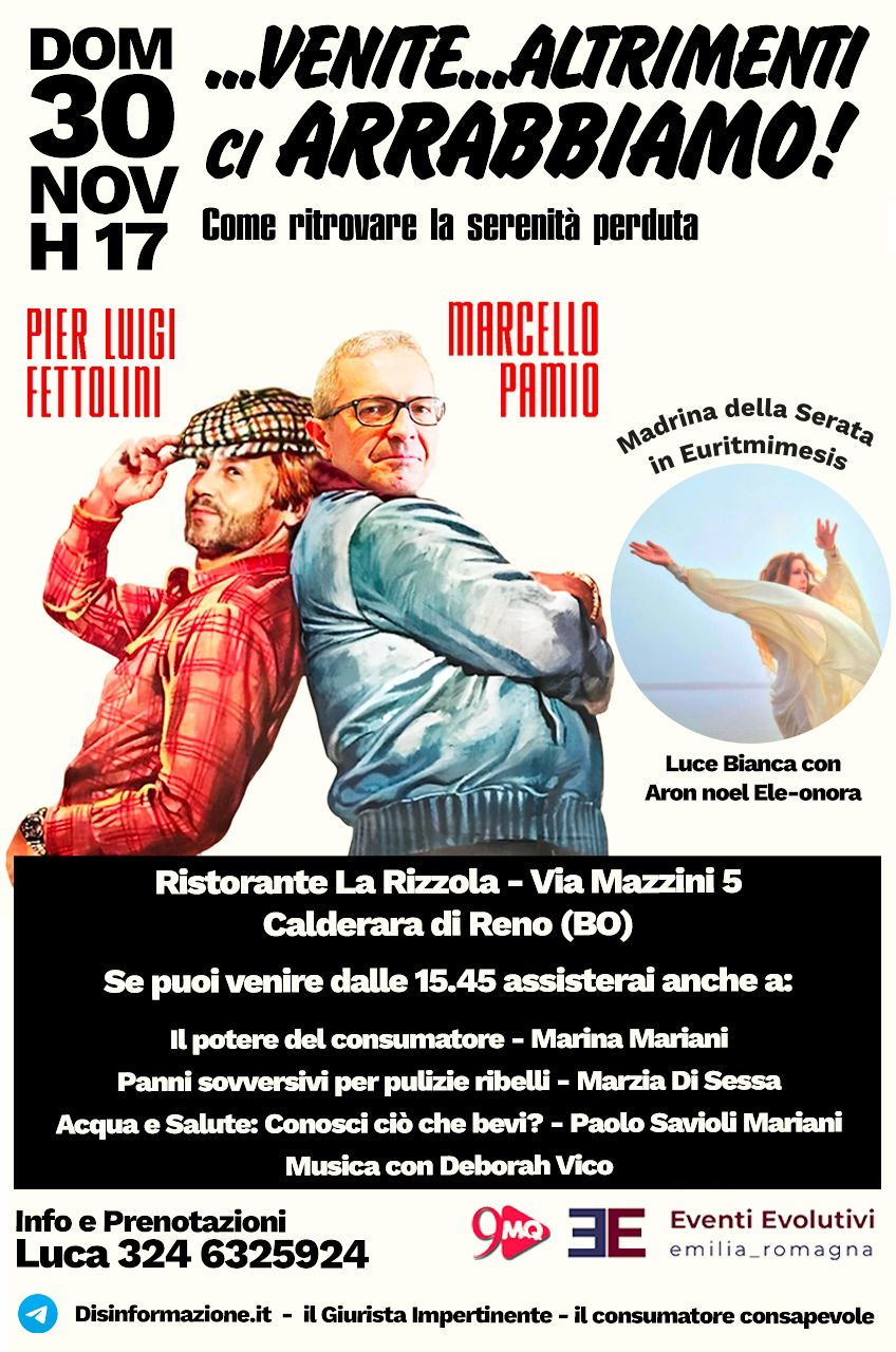 Venite... Altrimenti ci arrabbiamo!